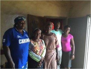 CCEPI staff with 3 widows