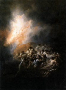 Francisco de Goya's "Fire By Night"