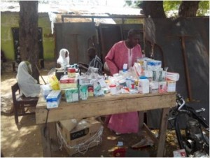 Medical Team with supplies