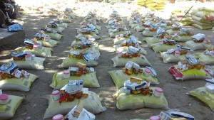 Food ready to distribute